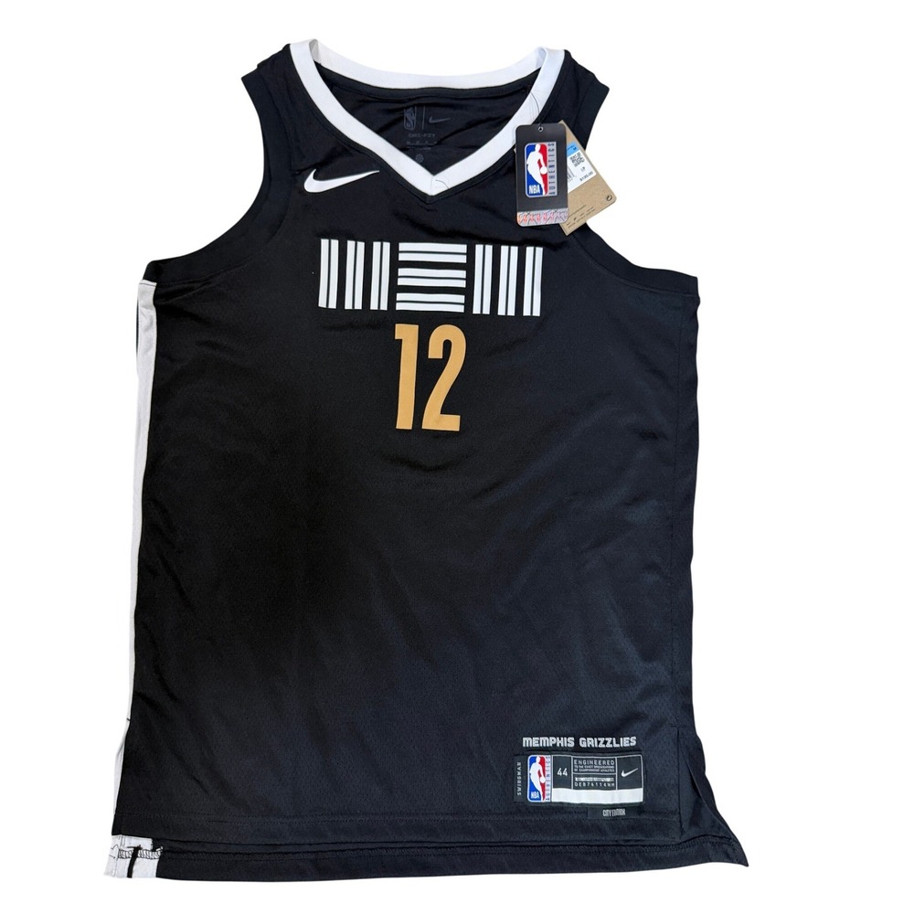Nike Ja Morant Memphis Grizzlies City Edition Jersey Black Size 44 Medium NWT